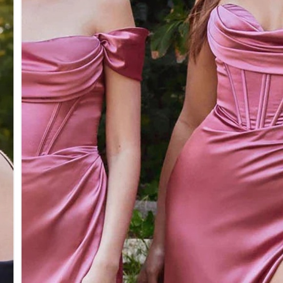 Mauve Rose Corset Dress - Picture 4 of 4